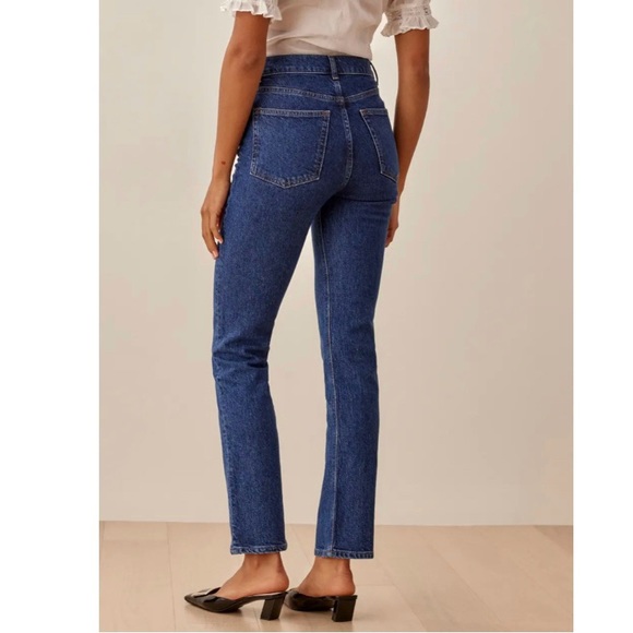 Reformation Liza High Rise Straight Jeans - Picture 2 of 15